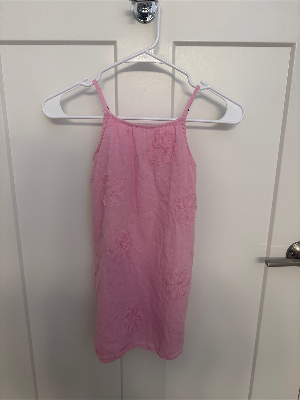 abercrombie kids Light Pink Floral Tank Dress